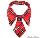Necktie for Cats / Necktie for Dogs - RED PLAID