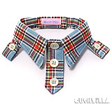 Blue Plaid Hipster Shirt for Dogs & Cats