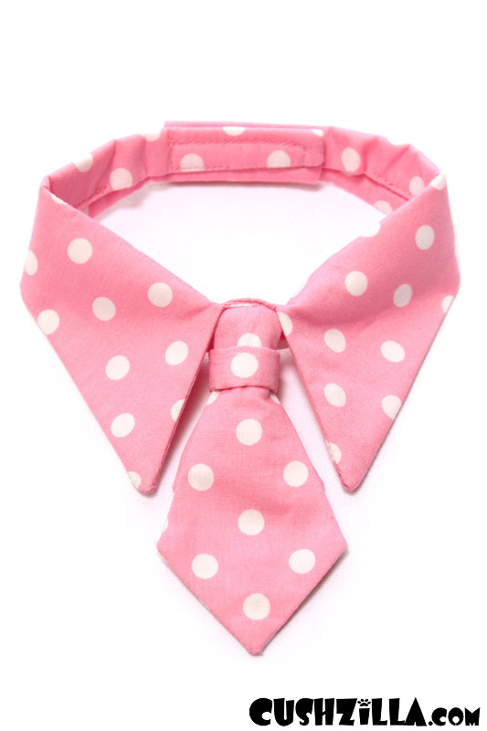 Cat Necktie / Dog Necktie - Pink Preppy Bitch (and Cat) Necktie from  Cushzilla