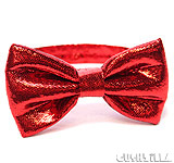 Bow Tie for Cats / Bow Tie for Dogs - Sparkly RED