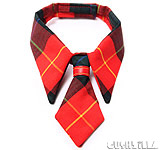 Necktie for Dog / Necktie for Cat - RED PLAID