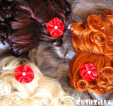 Curly Red Dog Wig / Red Cat Wig